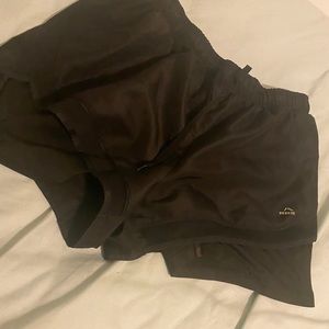 RBX black athletic running shorts